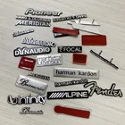 2шт-200 шт для Dynaudio! JBL FOCAL harmankardon MERIDIAN Fender Hi-Fi динамик аудио значок стерео эмблема наклейка stying