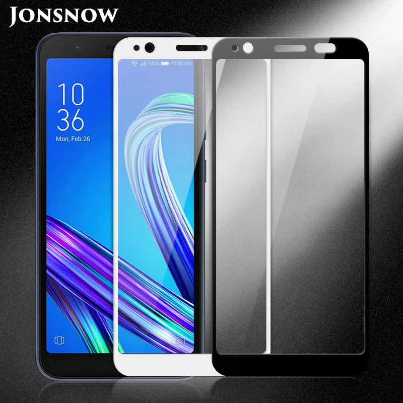 Полное покрытие из закаленного стекла для Asus Zenfone Live L1 ZA550KL X00RD Защитная пленка