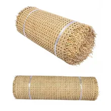 40/45/50CM Width Natural Rattan Cane Webbing Roll For Weaving Chairs Table Cabinets Furniture Accessories Rattan Decor Material