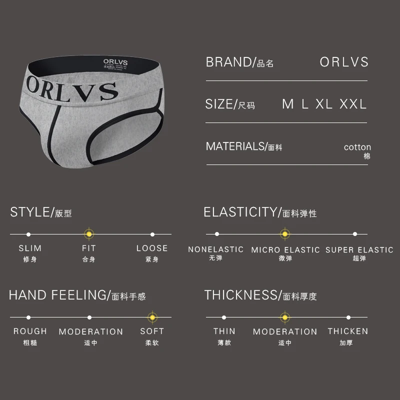 Нижнее белье мужское мягкие боксеры из хлопка с 3D карманом | Мужская одежда