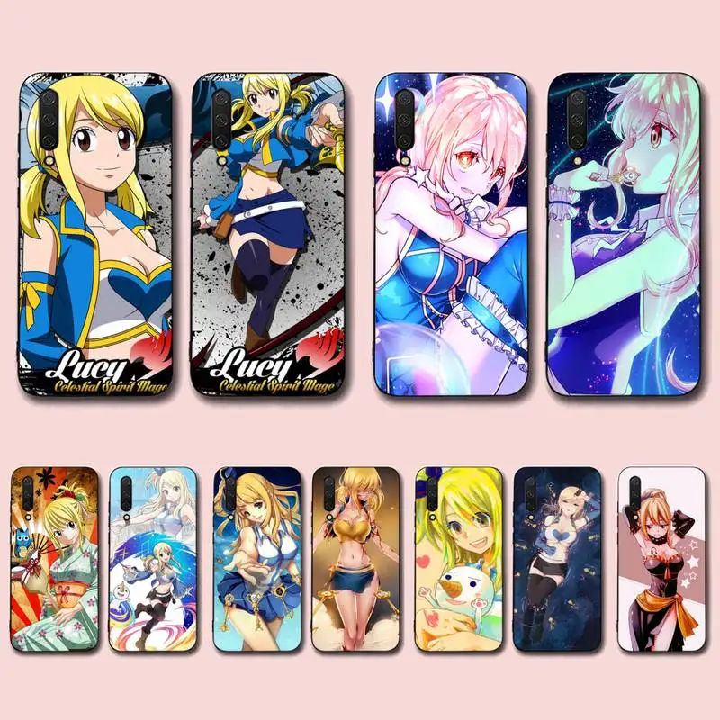 

FHNBLJ Fairy Tail Lucy Heartfilia Phone Case for Xiaomi mi 5 6 8 9 10 lite pro SE Mix 2s 3 F1 Max2 3