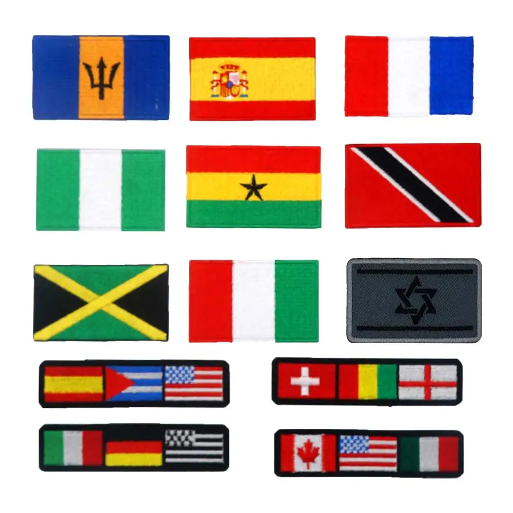 Израиль США Франции Испании Италия Гренада Канада Флаг Барбадоса армии вышитые