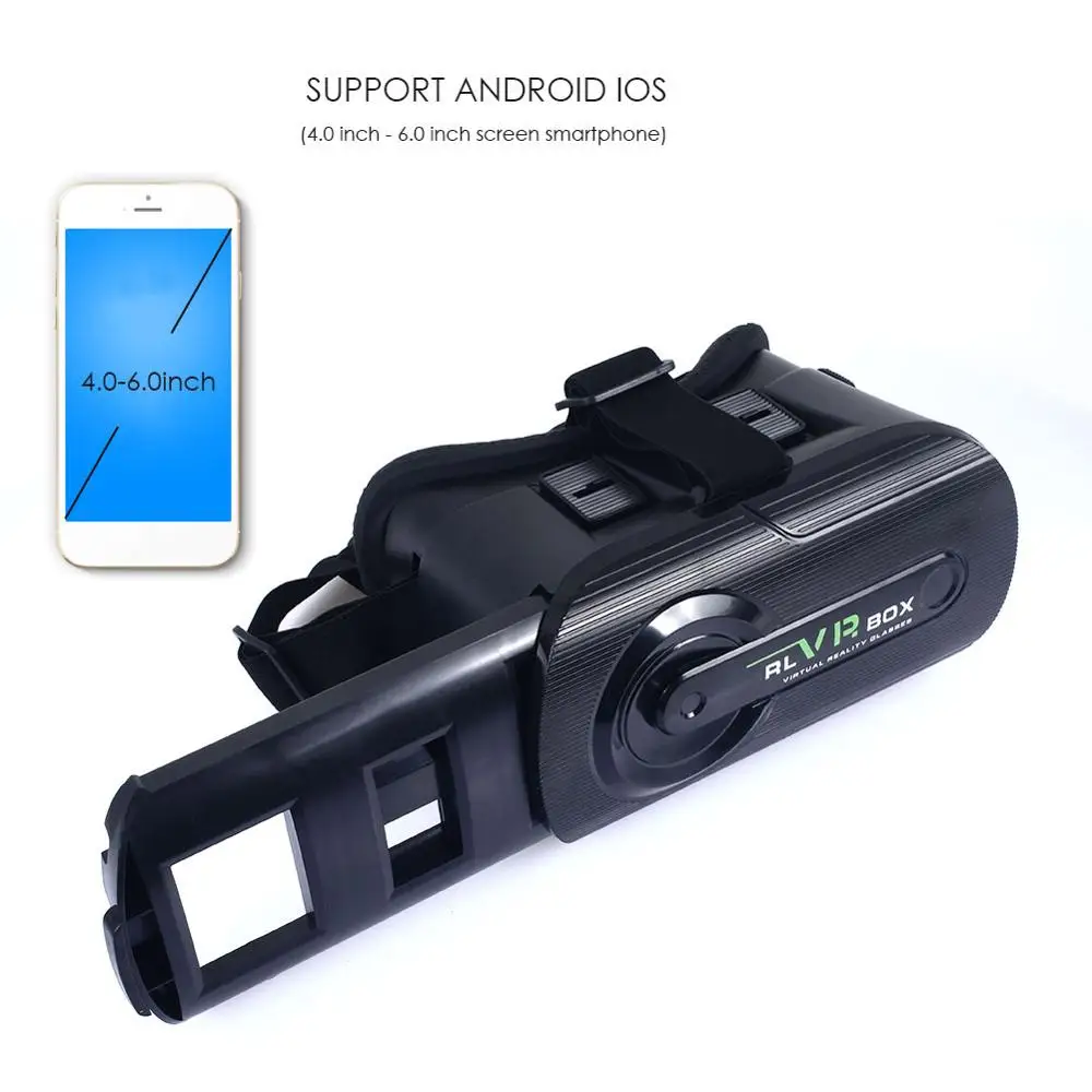 Гарнитура для обновления VR 3D очки гарнитура Google Cardboard Bluetooth Очки виртуальной