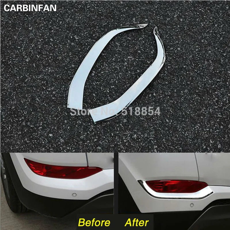 Аксессуары подходят для 2015 2016 2017 HYUNDAI TUCSON TL хромированная задняя противотуманная