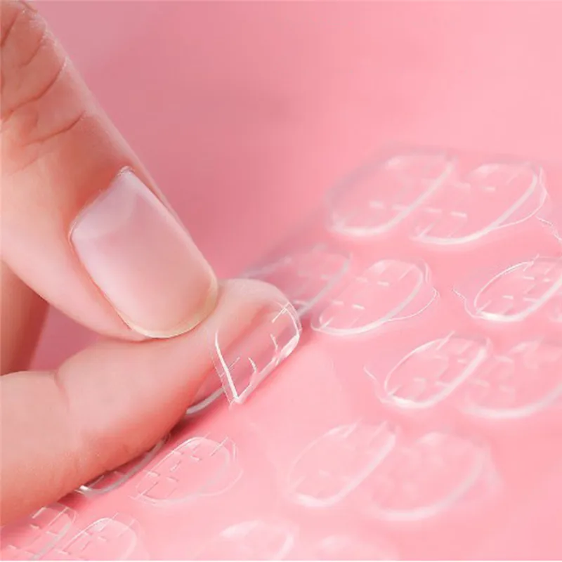 1 шт. Двухсторонняя клейкая лента прозрачный клей для ногтей NailTape для поддельных ложных художественное оформление ногтей инструмент