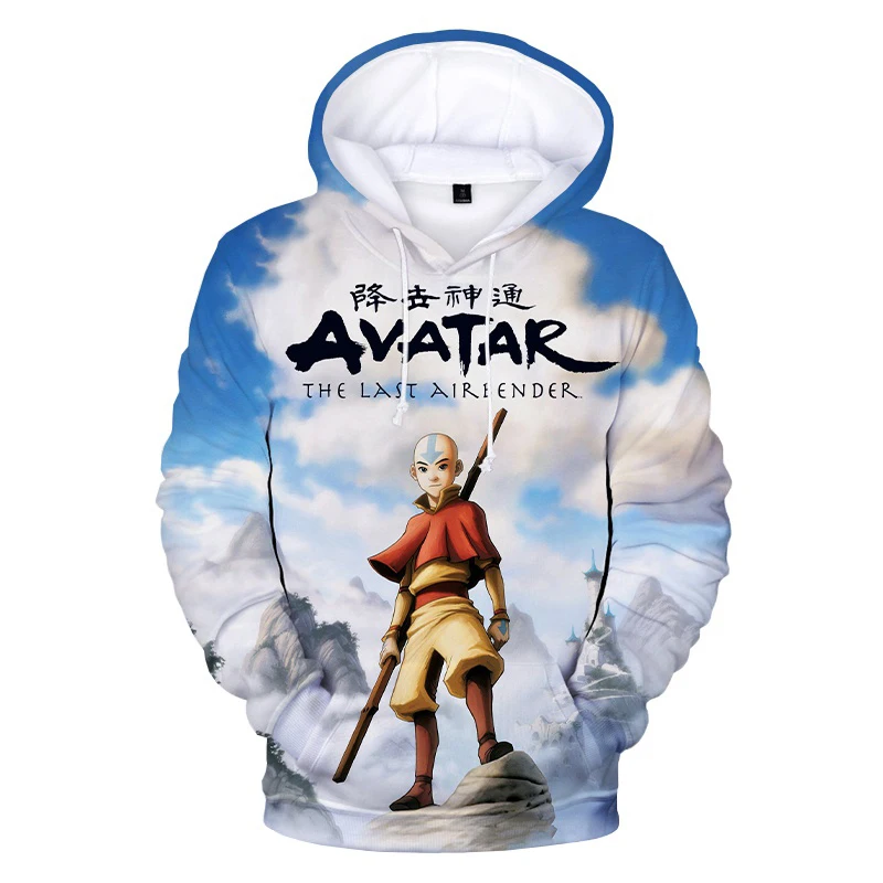 

New Sweatshirt Avatar The Last Airbender 3D Hoodie Avatar Print Hoodie Men Cartoon Anime Oversized Hoodie Women Casual Hoodie