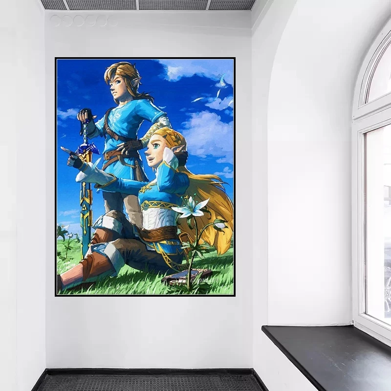 zelda diamond painting full drill squareround 5d diy diamond embroidery game cross stitch kits rhinestone home decor gift free global shipping