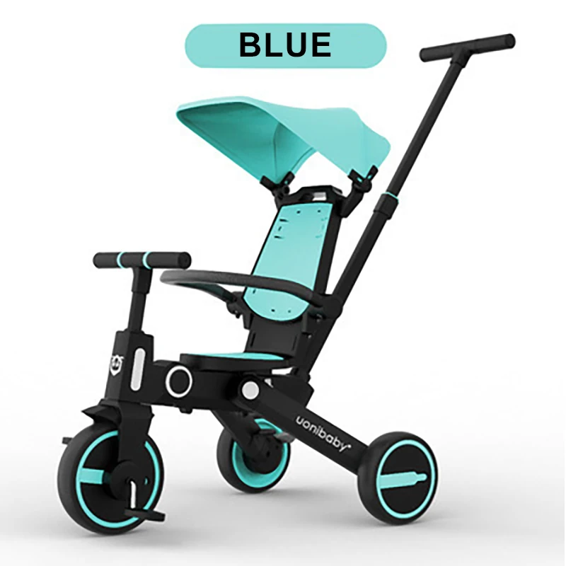 Коляска IMBABY многофункциональная 7 в 1 детский трехколесный велосипед с одной