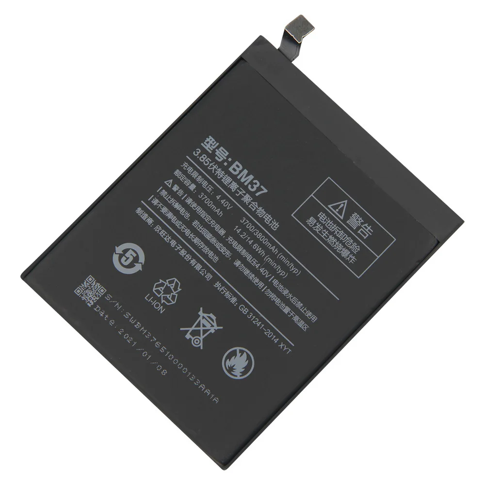 BM37 Replacement Battery For Xiaomi Mi 5S plus 5Splus Phone Batteries 3800mAh | Мобильные телефоны и аксессуары
