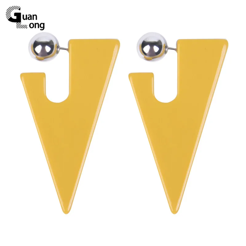 Новые металлические большие полимерные акриловые геометрические треугольные