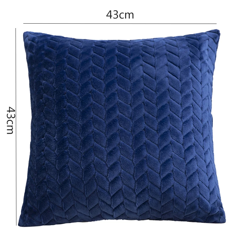 

2021 cheapest 10 Colors 1Pcs Solid Color Corduroy Pillow Case Decorative Sofa Cushion Cover 43cm*43cm Pillow Cover Home Decor