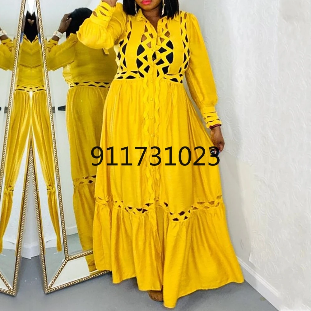 Африканские ажурные платья для женщин 2021 Новое поступление Анкара Дашики