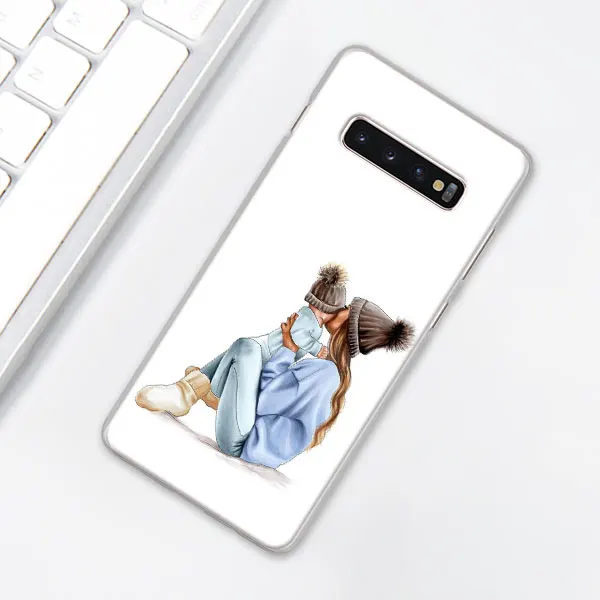 H11 Черный чехол для телефона с изображением мамы и королевы для samsung Galaxy S10e S10 Plus S7 S8 S9 Plus Note 8 9 10 Plus S10 5G жесткий чехол - Цвет: H11
