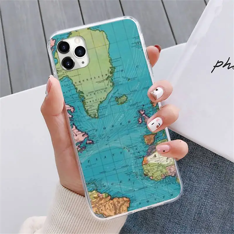 

Travel Map Ailplane Road sign Phone Case For iphone 12 5 5s 5c se 6 6s 7 8 plus x xs xr 11 pro max mini