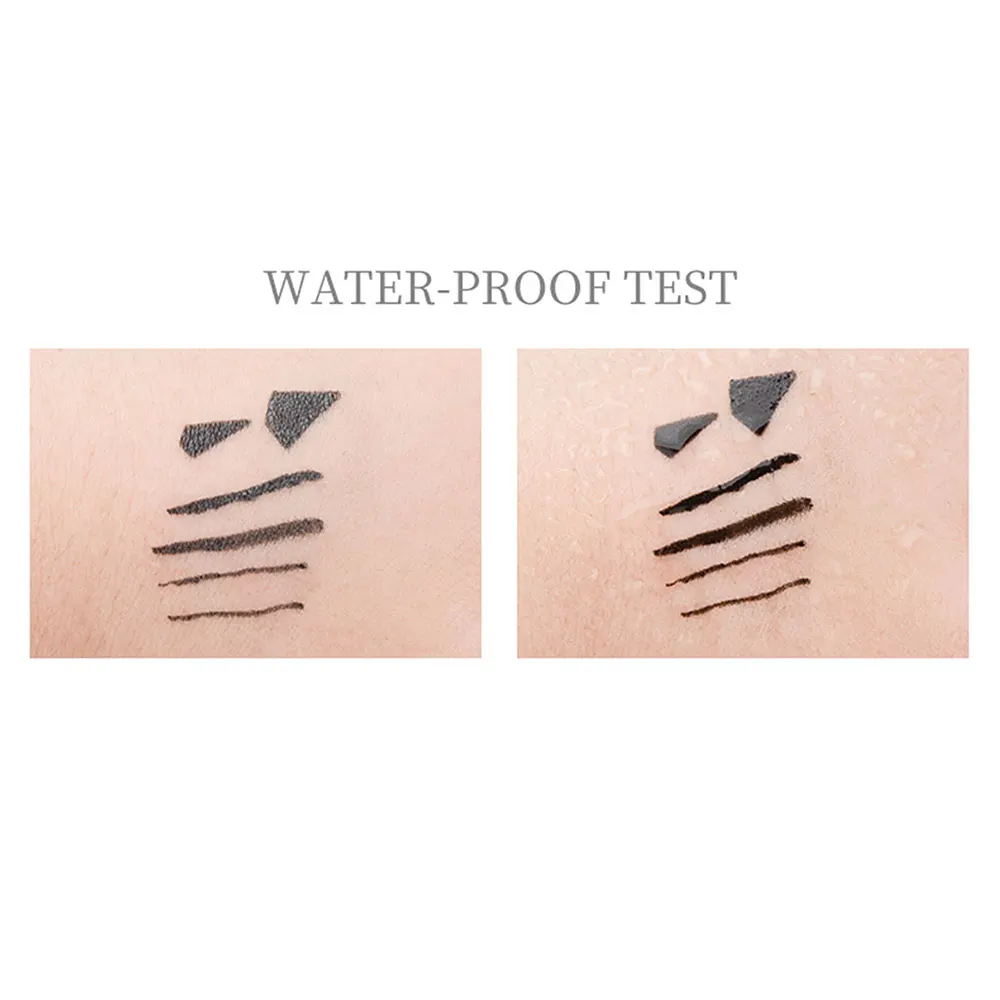 

QIC Double Headed Stamp Seal Eyeliner Pen Liquid Eyeliner Pencil Long Lasting Waterproof Quick Dry Natural Eye Makeup