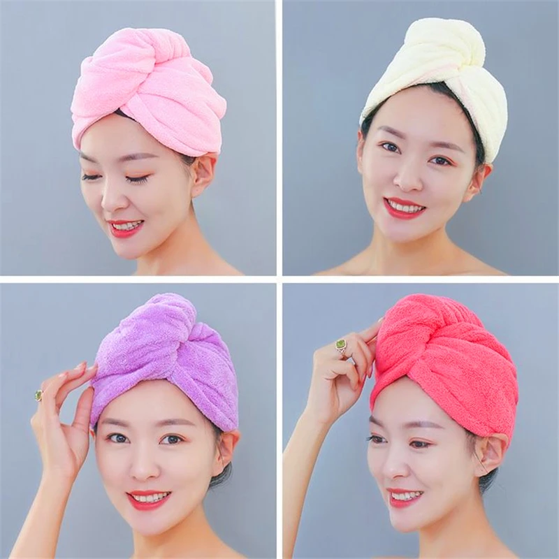 Головной убор BT21 из сверхтонкого волокна для сухих волос быстросохнущее банное