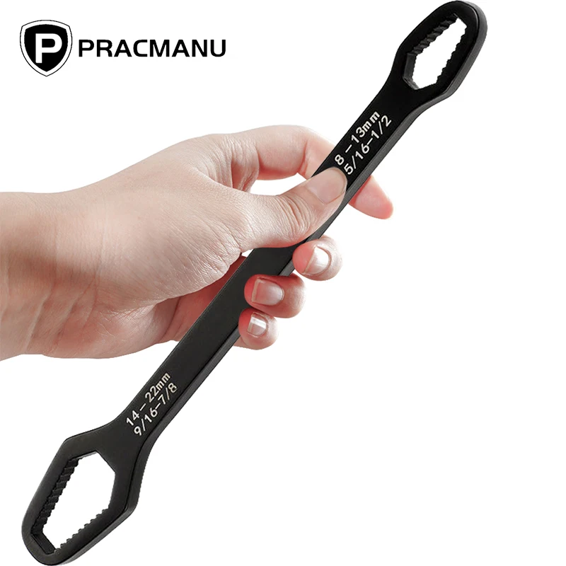 

Pracmanu 8-22 мм регулируемый гаечный ключ для очков Трещоточный гаечный ключ для велосипеда мотоцикла Инструменты для ремонта автомобиля