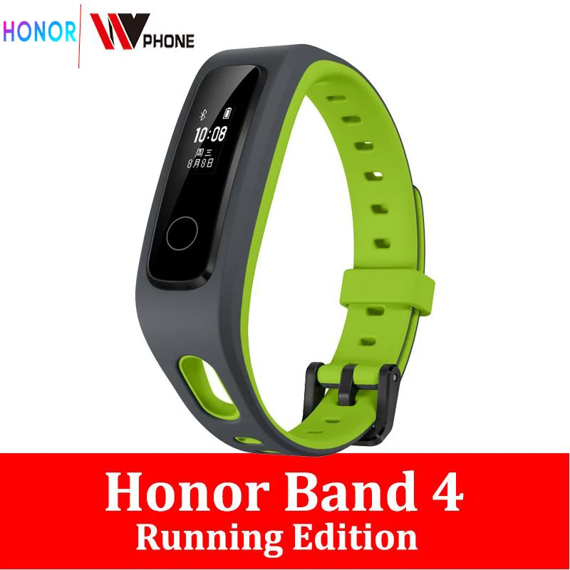 Оригинальный Honor Band 4 Running Edition спортивный ремешок обувь Land Impact монитор сна умный