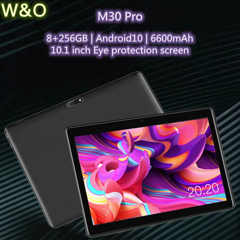 

Планшет M30 Pro, экран 10,1 дюйма, Восьмиядерный процессор MTK6797, ОЗУ 8 Гб, ПЗУ 1920 ГБ, 4G, Android 10, двойной динамик