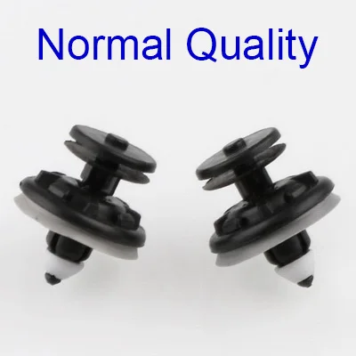 Normal Quality 10pcs 10 шт. 8mm Автомобильная Дверная панель крепежные зажимы внутренняя отделка пластиковые фиксаторы заклепки для Audi A4 Polo 6R VW Passat B7 Scirocco Caddy 6Q0868243 - Название цвета: Normal Quality 10pcs