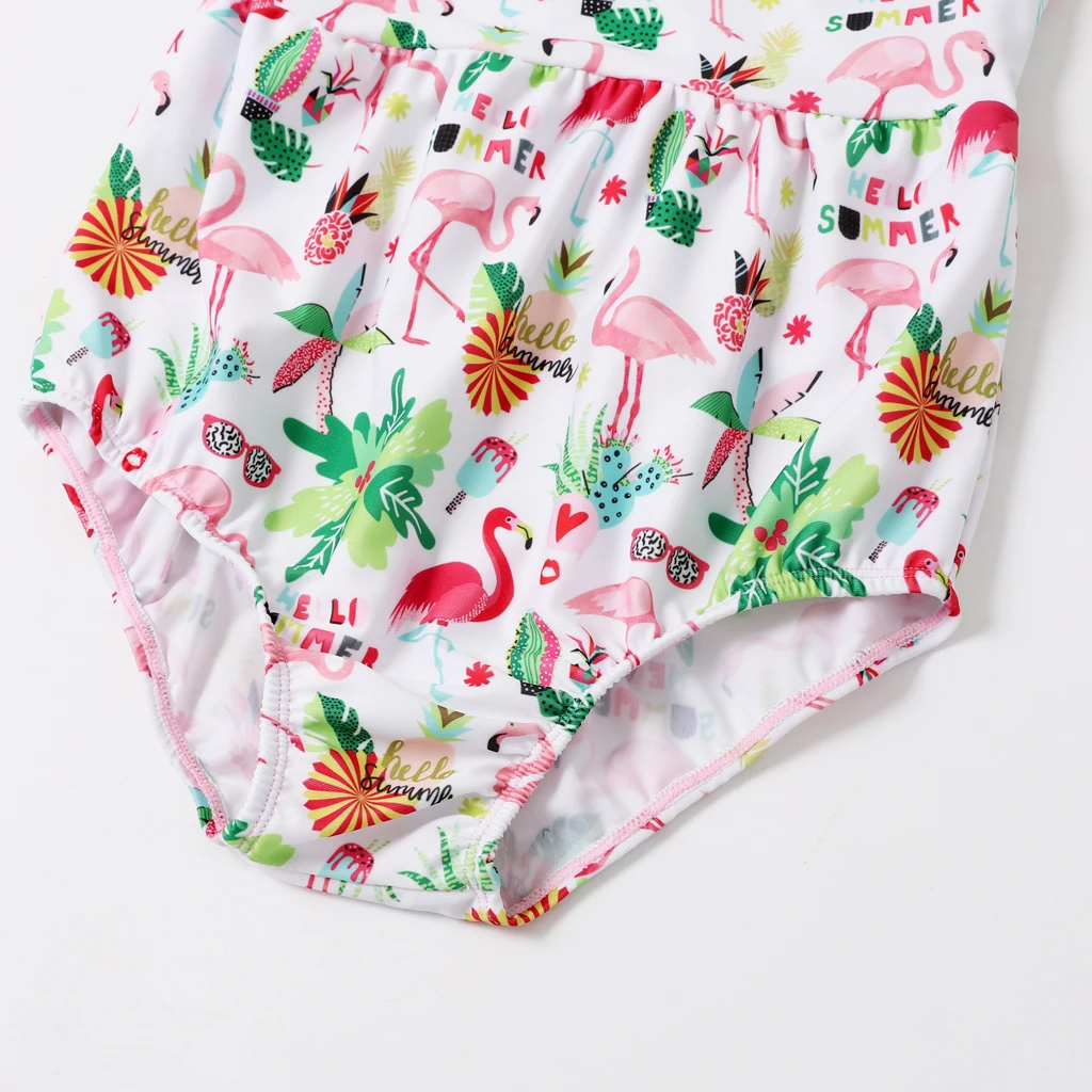 Новинка 2020 купальник для маленьких девочек Цельный классическое детское боди с