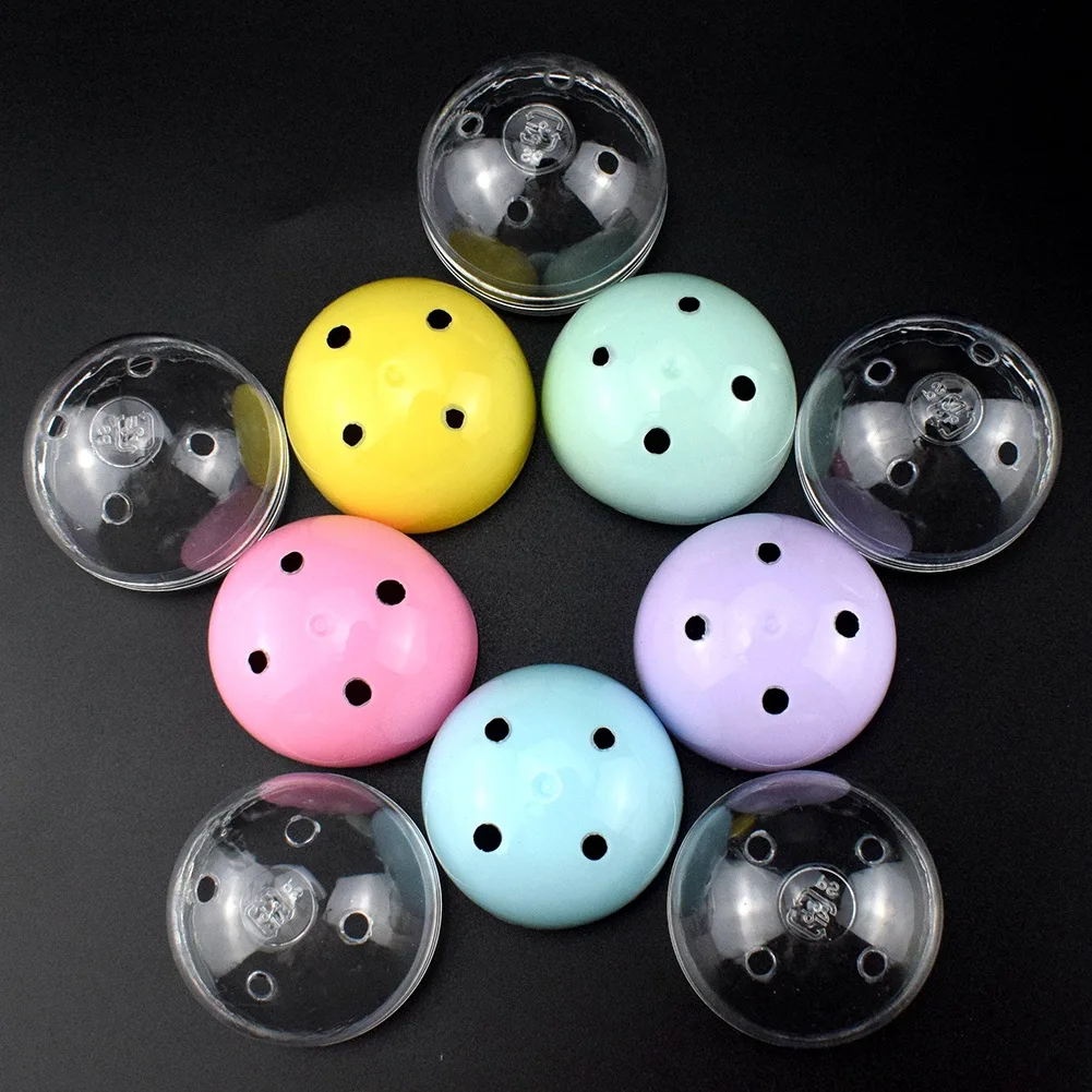 47 * 55 мм макарун окраски эллипсоидной формы яйца пластиковая коробка только для гашапон-машины два 3-х блочных устройства соответственно Доллар под.