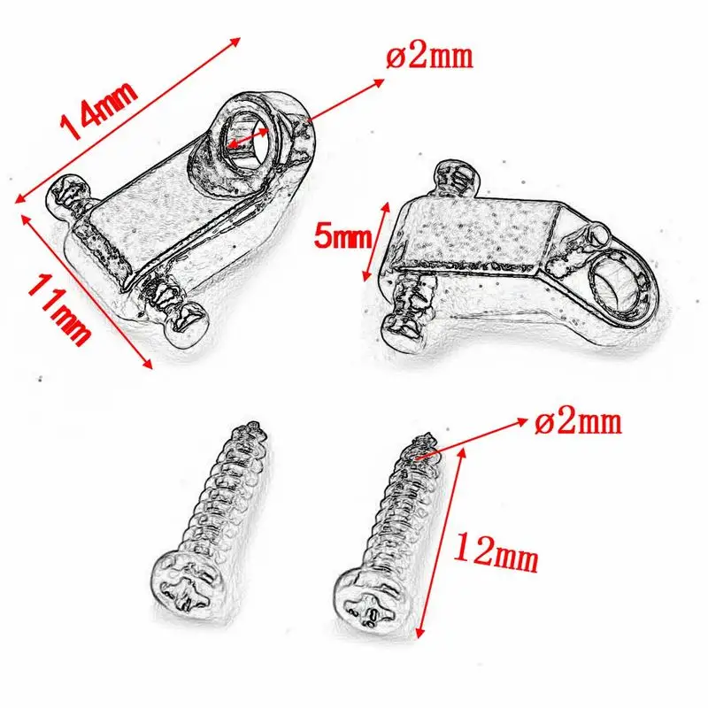 2pcs elektrische gitarre roller string bäume string retainer montage gitarre baum führer für elektrische gitarren teile und zubehö