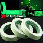 Светящаяся лента 10-15 мм X 3 мрулон, самоклеящаяся светящаяся в темноте безопасная сценическая домашняя декоративная предупреждающая лента, лента для ночного освещения