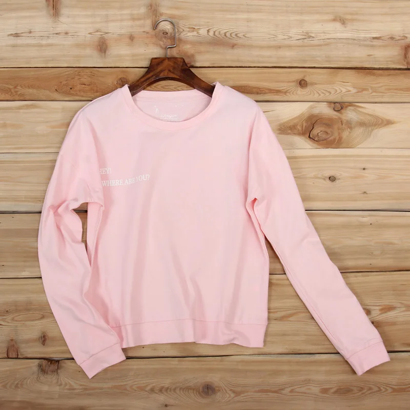 Новинка весна-осень 2020 розовый топ из 100% хлопка женская футболка zaraing-style za sheining