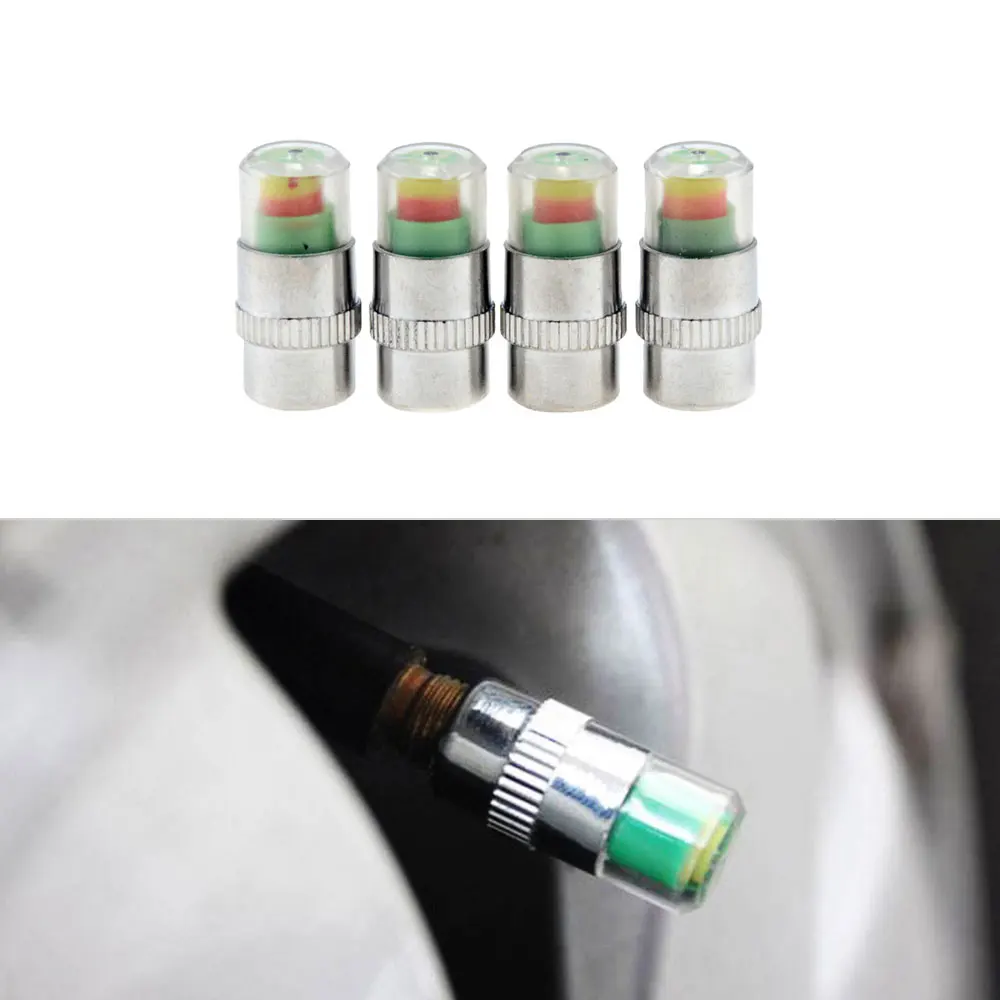 4 шт. 2 Бар Автомобильный датчик давления в шинах контрольный клапан сенсорный