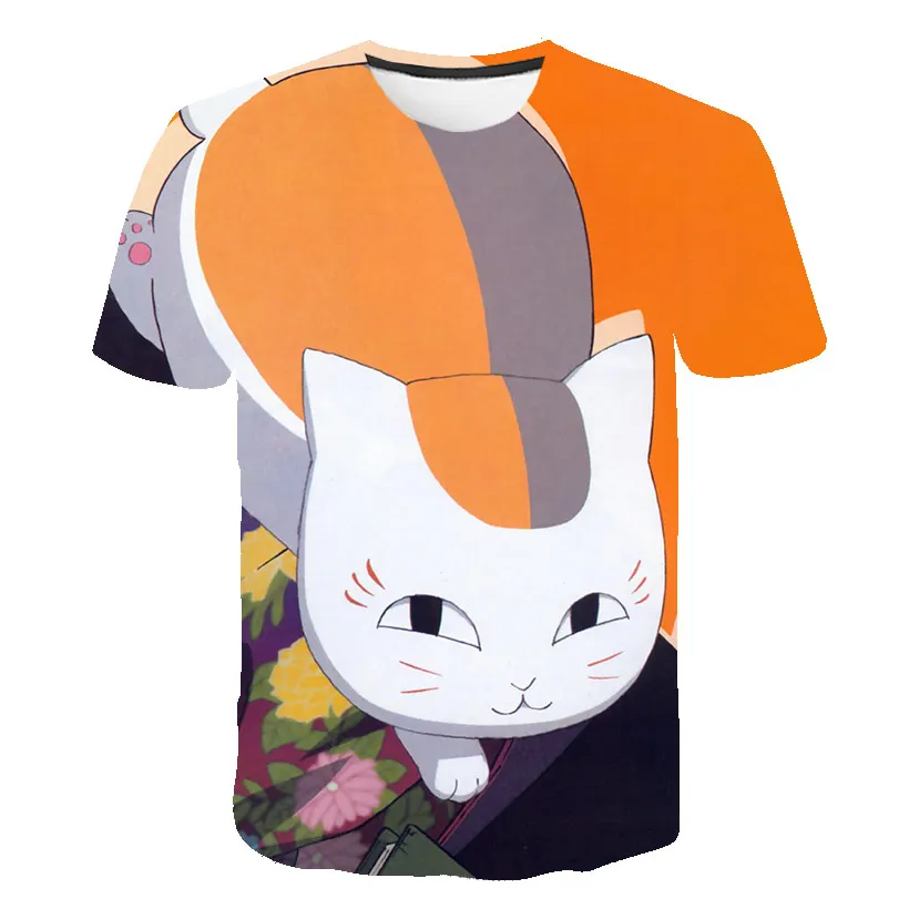 Детская футболка с коротким рукавом мультипликационным рисунком для девочек и