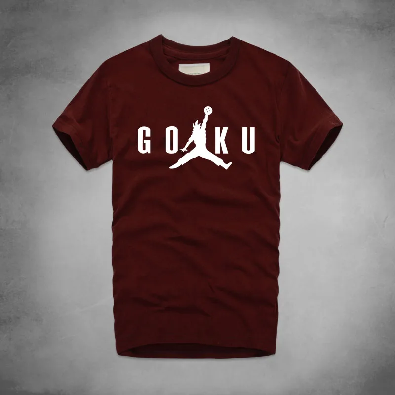 Забавная футболка Dragon Ball Z для мужчин модные хлопковые топы с коротким рукавом