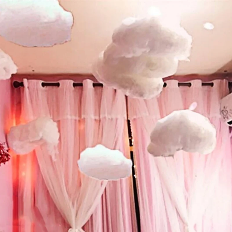 7Cotton Clouds Радуги и облака, рисунок праздничный украшения Бумага горячий воздух воздушный шар Детская вечерние украшение в виде слова Love Удобная пауза нарядные наручные часы - Цвет: 7Cotton Clouds