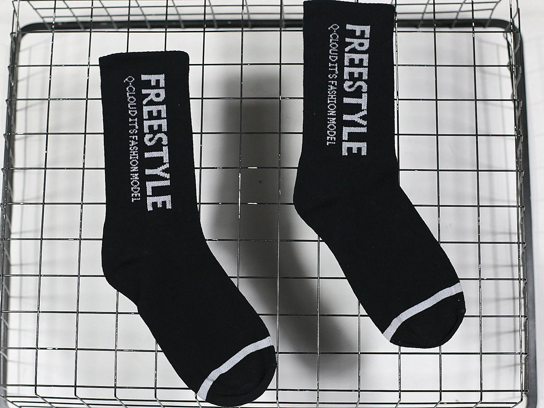 Носки мужские и женские хлопковые в японском стиле Харадзюку простые с надписью