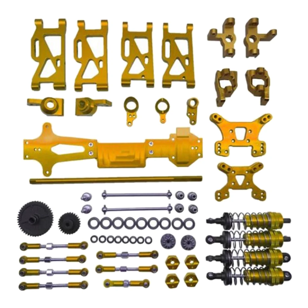 1/14 WLtoys 144001 обновленный металлический комплект запасных частей аксессуаров для