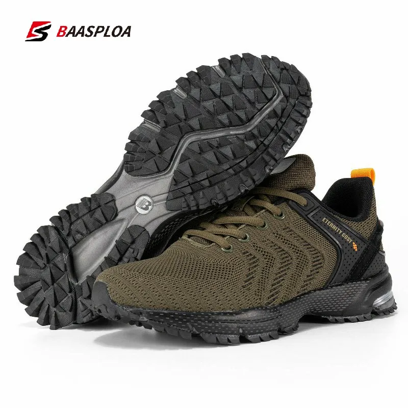 Мужские Нескользящие кроссовки Baasploa амортизирующая дышащая Спортивная обувь