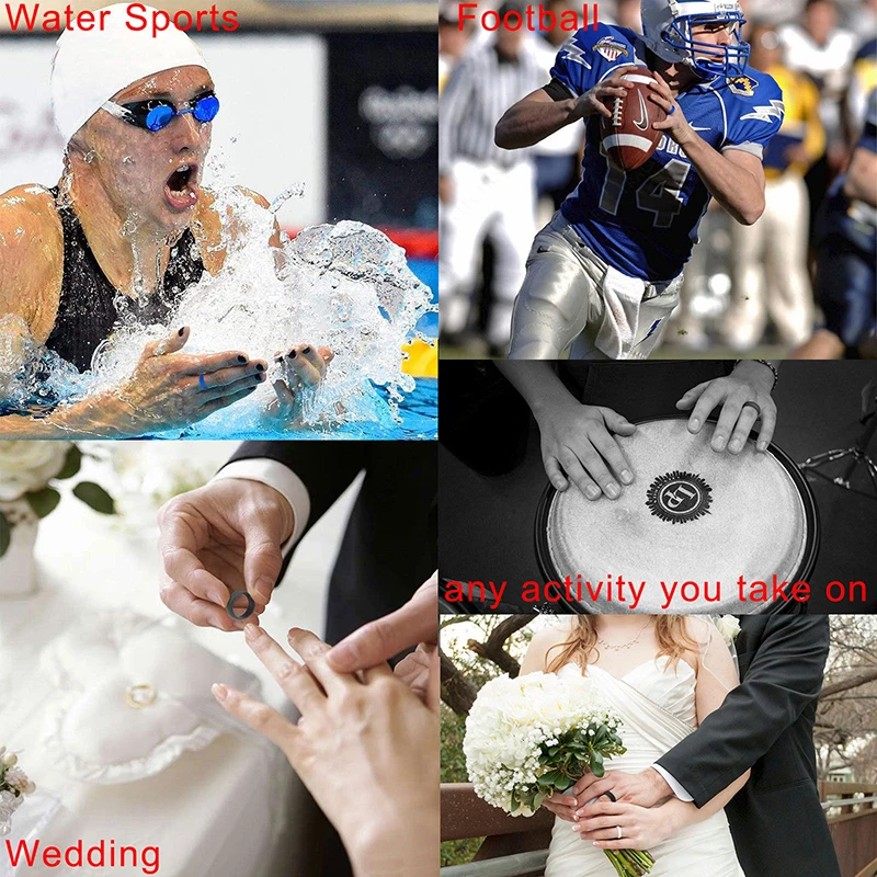 6 12 Размер Гипоаллергенное для кроссфита гибкие резиновые кольца 8 мм пищевой