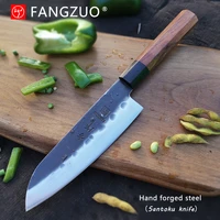 new santoku chef knife kitchen knives japanese style 5crcomov high carbon stainless steel razor sharp blade meat cutting tools
