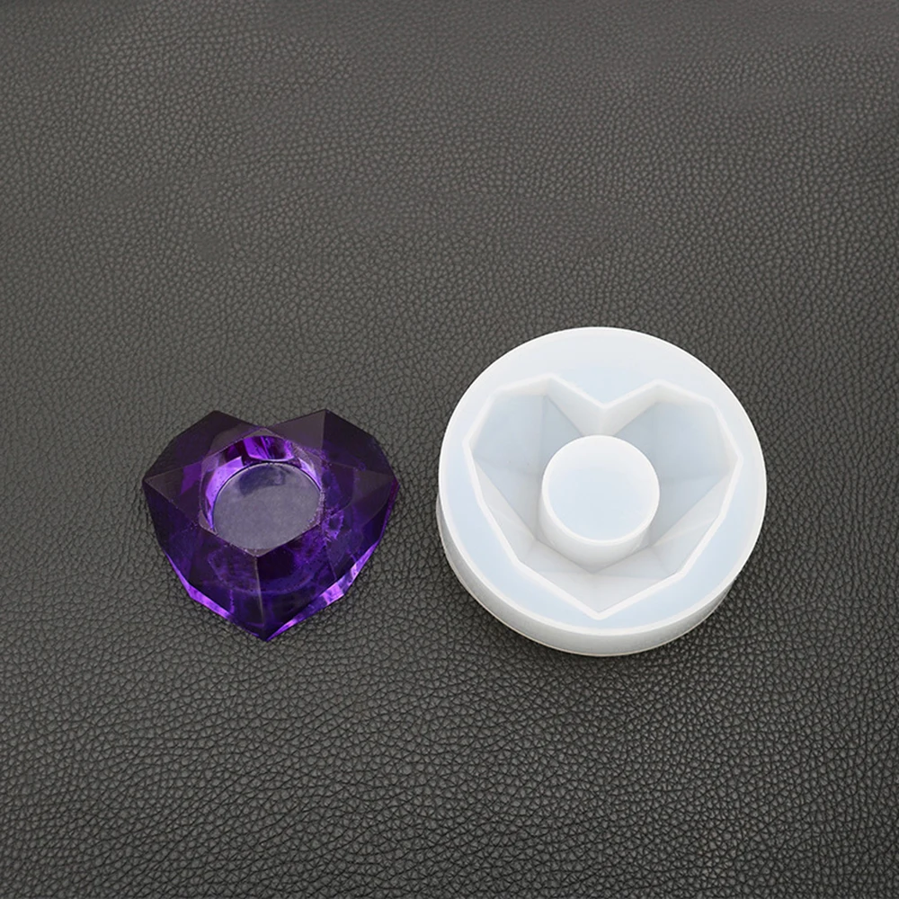 3D в форме сердца шестиугольник восьмиугольник Геометрическая Алмазная