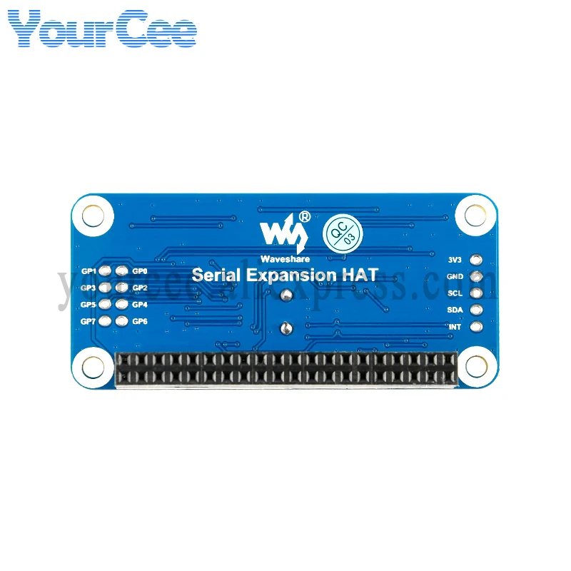 2-канальный последовательный порт UART для Raspberry Pi 4B/3B +/Zero W плата расширения