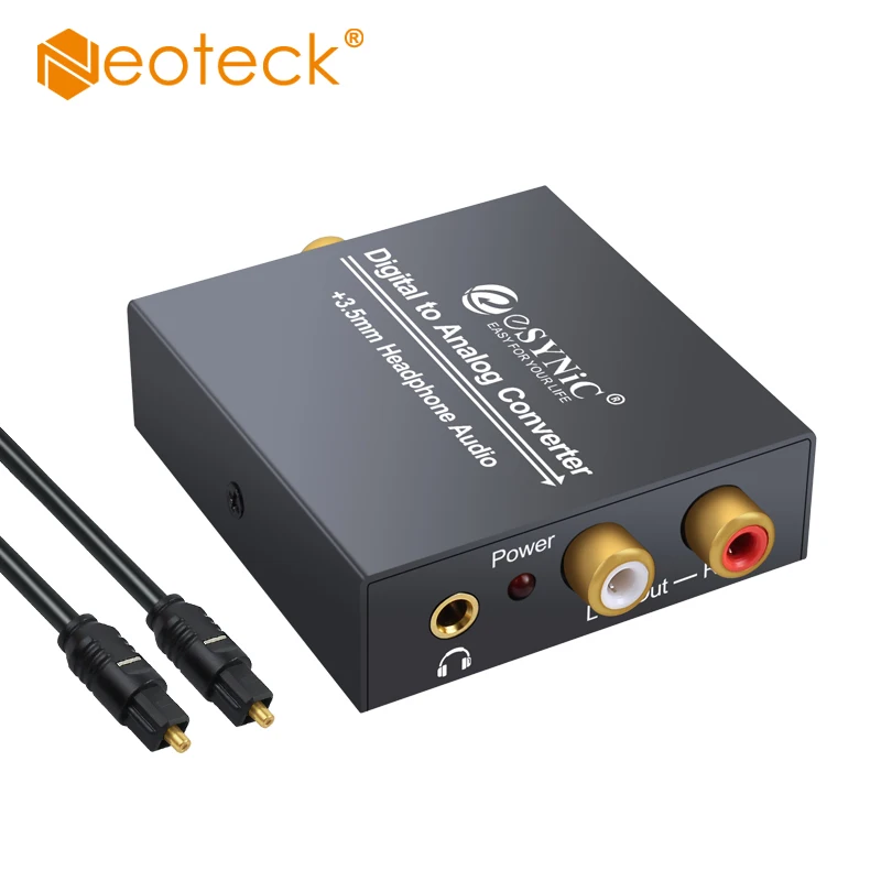 Neoteck 96 кГц цифровой аналоговый аудио преобразователь 24 битный S/PDIF DAC конвертер
