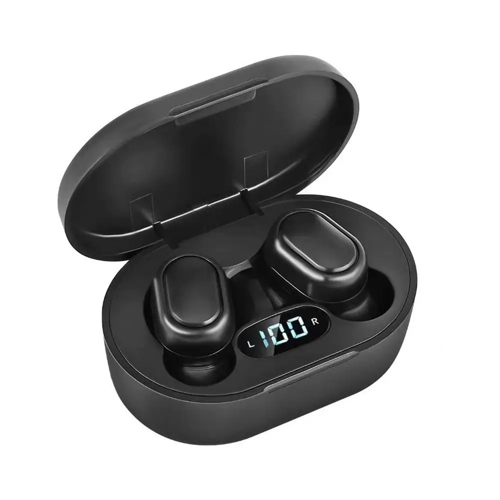 

E7s Wireless Headset, Bluetooth-compatible 5.0 Noise Reduction Earphone Led Screen, Large Charging Capacity 300mah Headphone