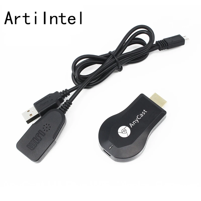 AnyCast M4 Plus беспроводной WiFi Дисплей донгл приемник 1080P HD интерфейс tv Stick DLNA Airplay Miracast