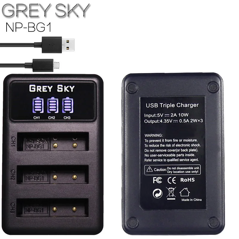 Для SONY bateria NP BG1 FG1 батарея + ЖК зарядное устройство для DSC H3 H7 H9 H10 H20 H50 H55 H70|Цифровые
