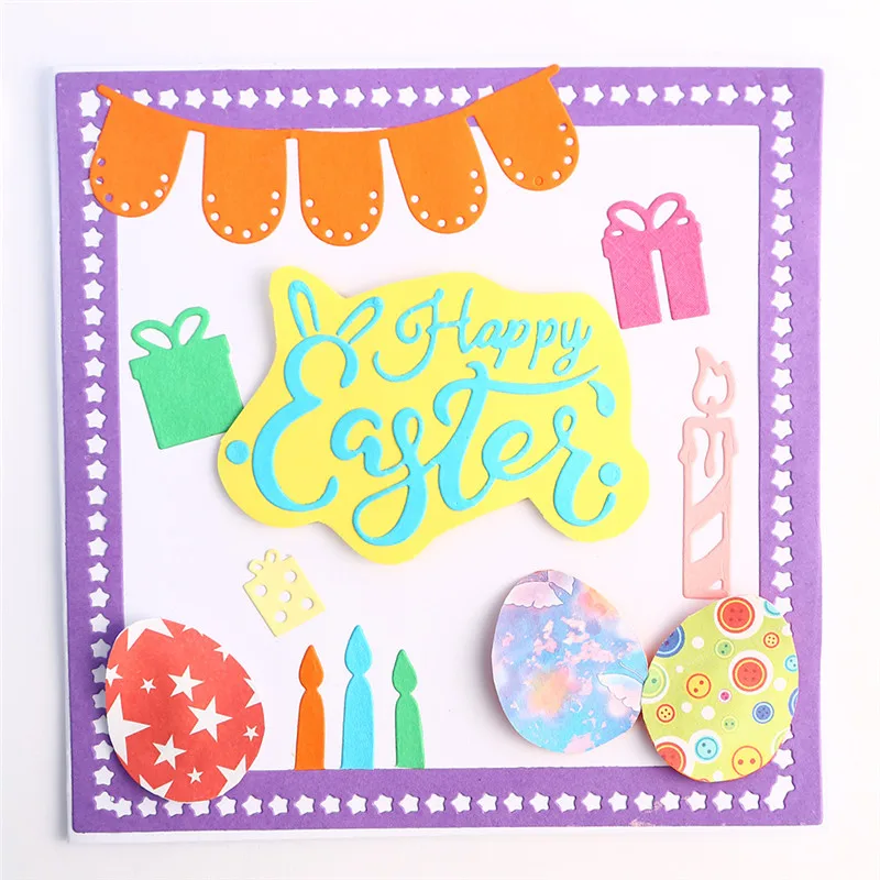 Металлические Вырубные штампы YaMinSanNiO Happy Easter новинка 2019 для рукоделия вырубки