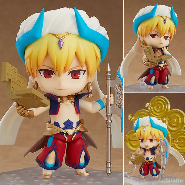 10cm Anime Fate Grand Order Gilgamesh Cute Figure Model Toys FGO Action Figure Collectible with Box