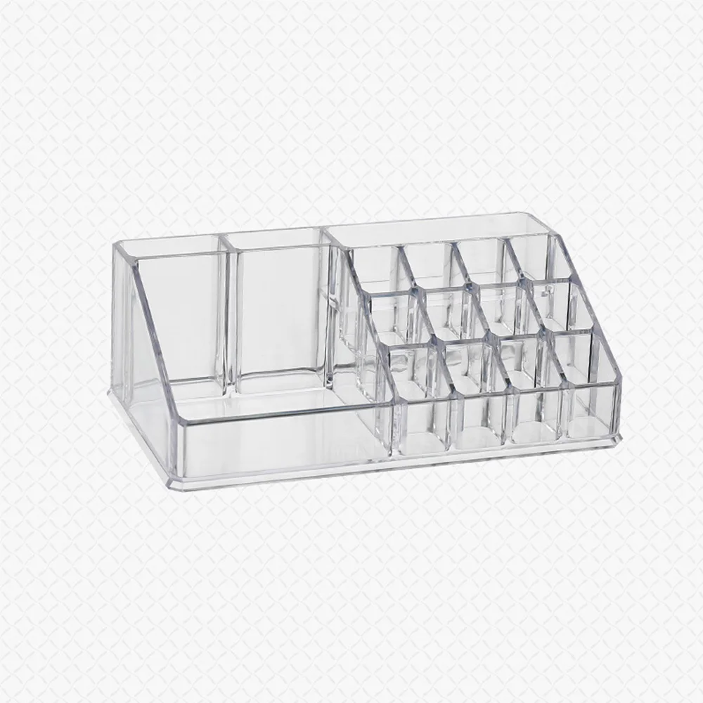 

Makeup Organizer Acrylic Transparent Cosmetic Box Make Up Storage Lipstick Cosmetic Brush Holder Home Office Desk Organiser