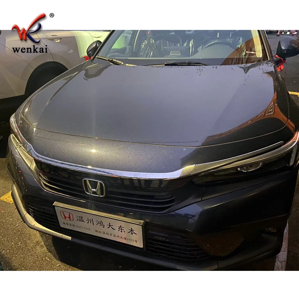 Для 2021 2022 Honda Civic 11 поколения Автомобильная крышка капота двигателя отделка