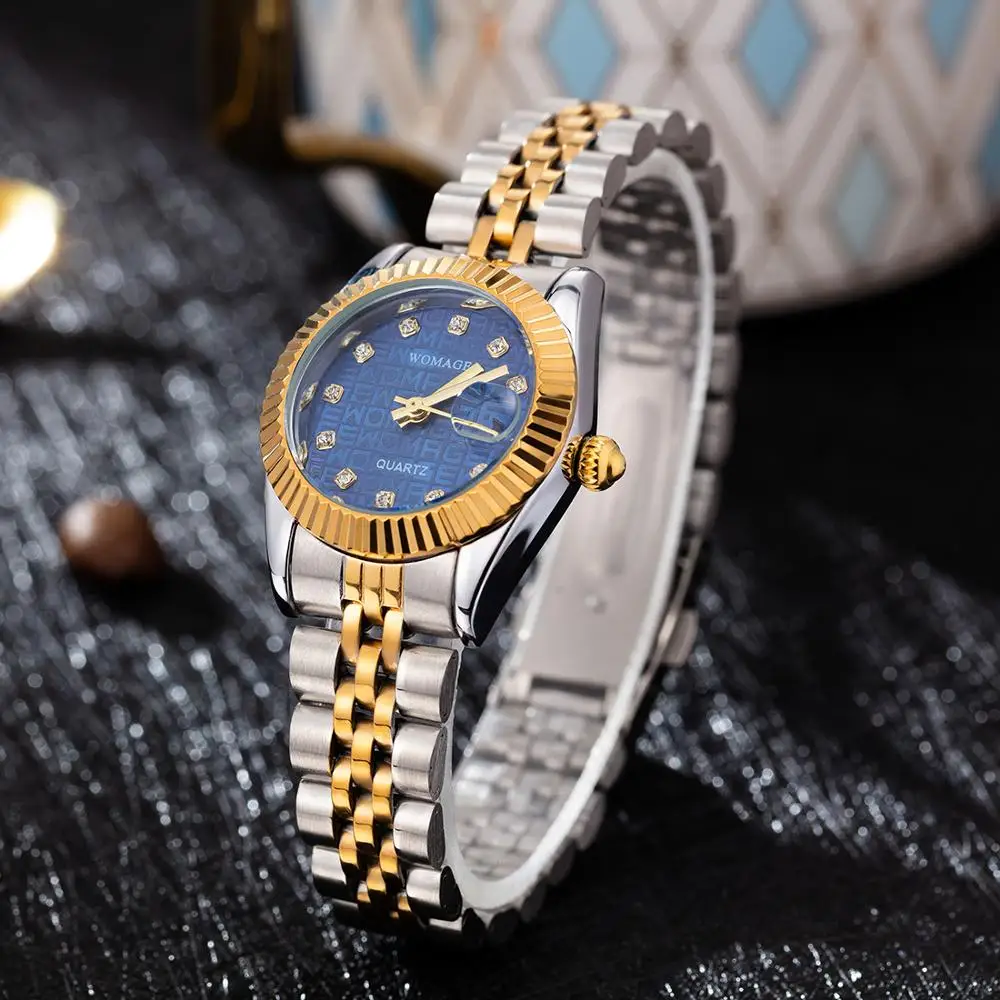 Часы наручные женские с браслетом из нержавеющей стали|Женские часы| |