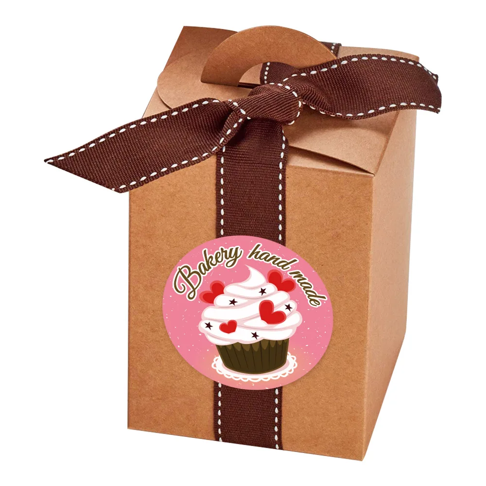 

Hand Made Stickers for Cake Cookie Candy Chocolate Snack Bakery Wrapping 500pcs Party Supplies Happy Birthday Stickers for Kids